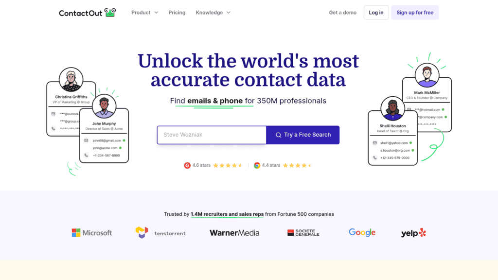 ContactOut as one of the best web research tools