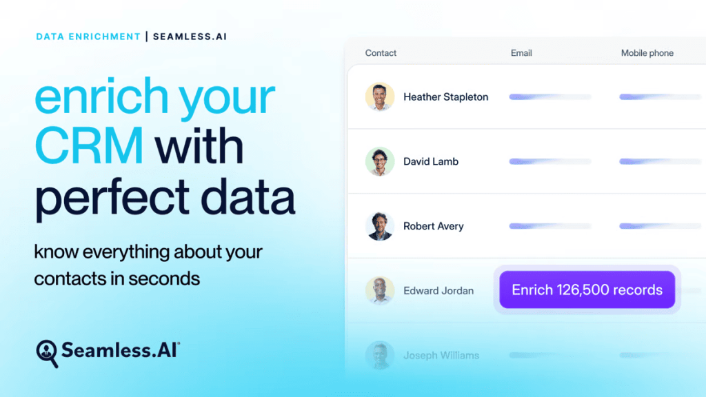 data enrichement with seamless ai google chrome extension