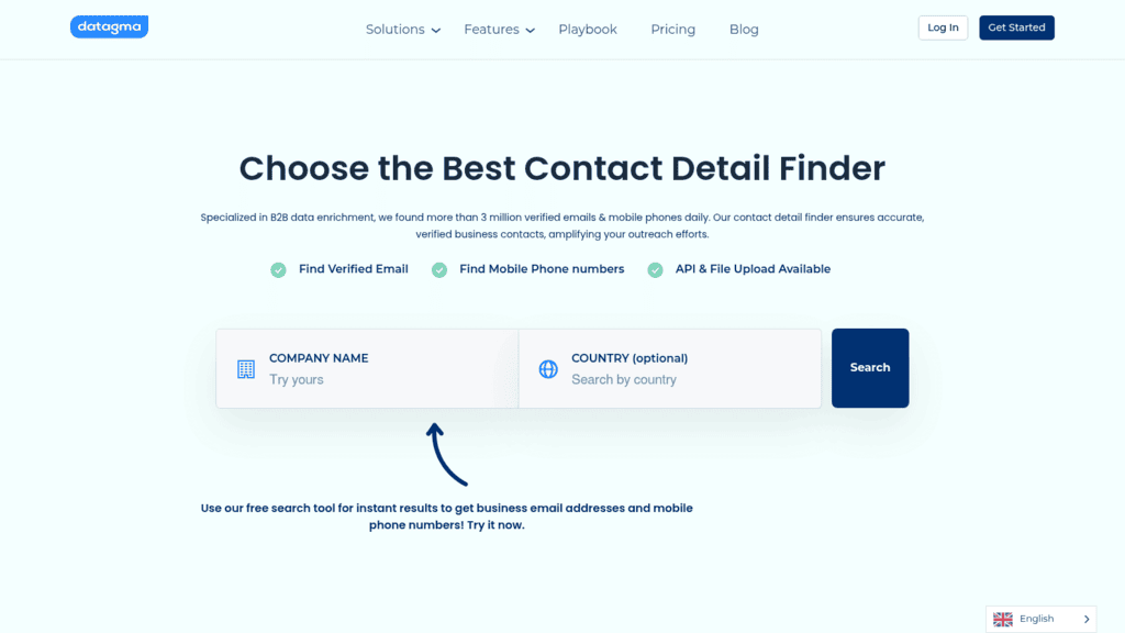 Datagma as one of the best company enrichment apis