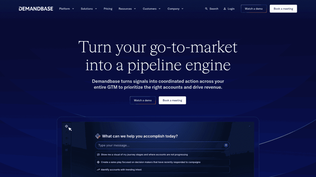 Demandbase as one of the best intent data apis