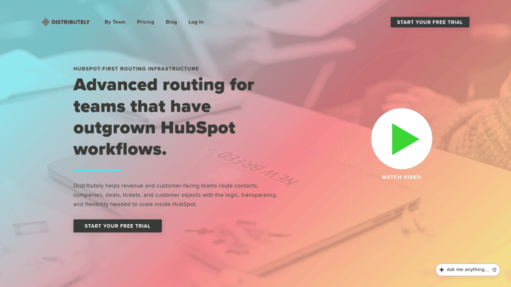 Distributely as one of the best lead routing tools