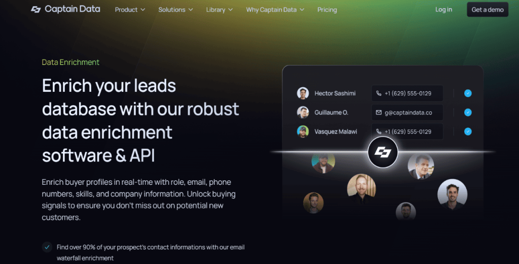 download linkedin contacts with Captain Data