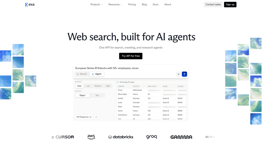 Exa as one of the best ai prospecting apis