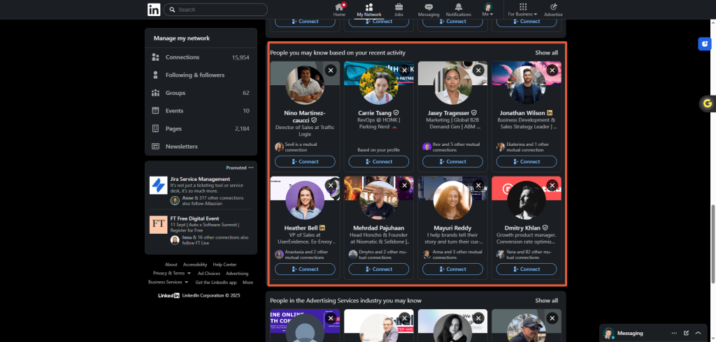how many people can you connect with on linkedin via people you may know