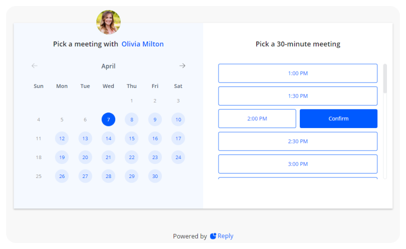 Meeting scheduler in sequences