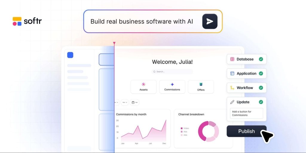 Softr, ferramenta de IA para pequenas empresas