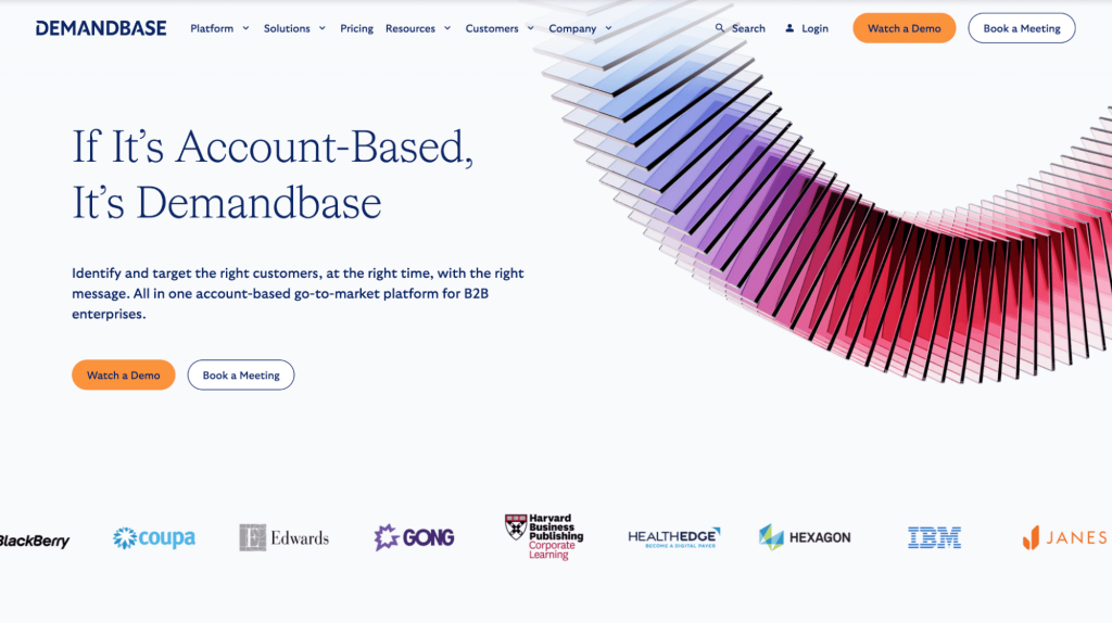 intent signals marketing with Demandbase