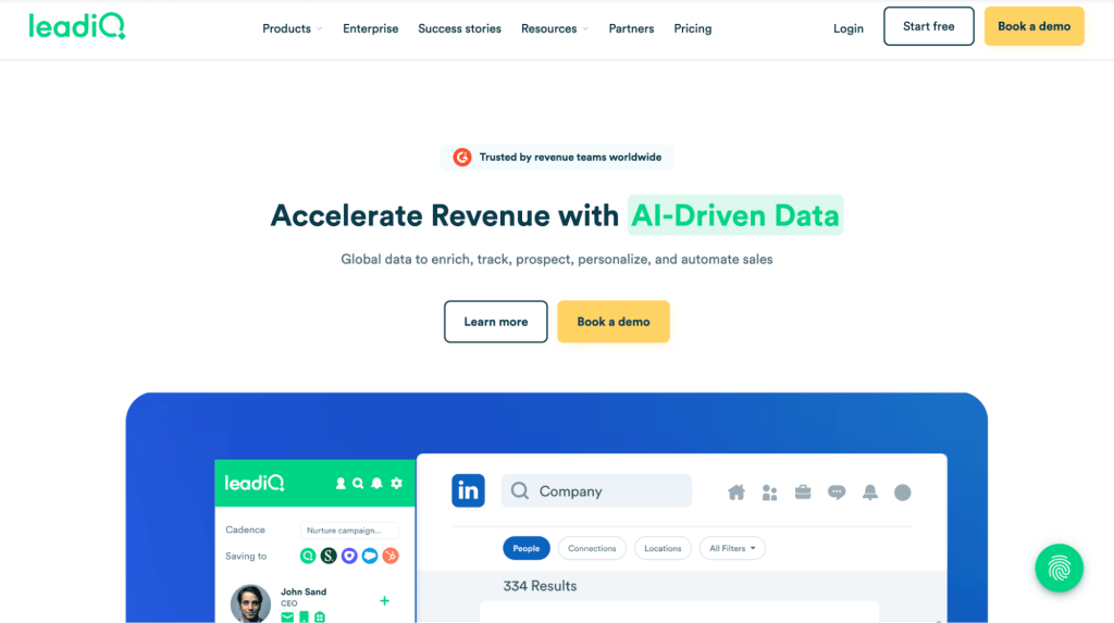 leadiq as a lead intelligence software reviews