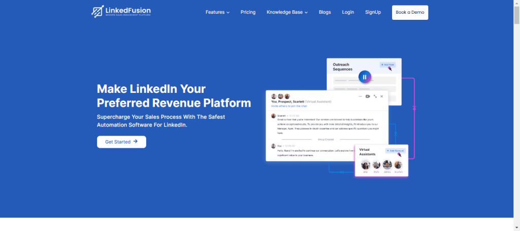 linkedfusion as one of linkedin automation tools