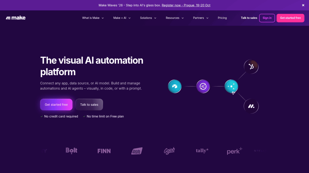 Make as one of the best sales workflow tools