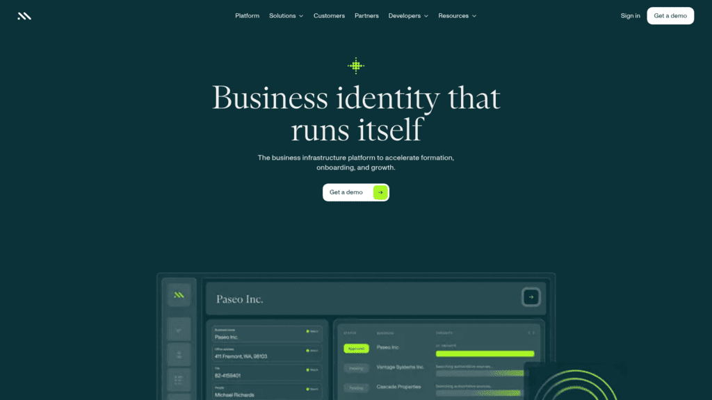 Middesk as one of the best firmographic apis
