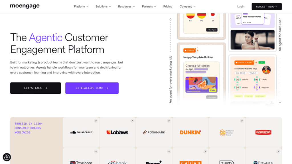 MoEngage as one of the best digital engagement software