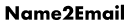 Name2email logo