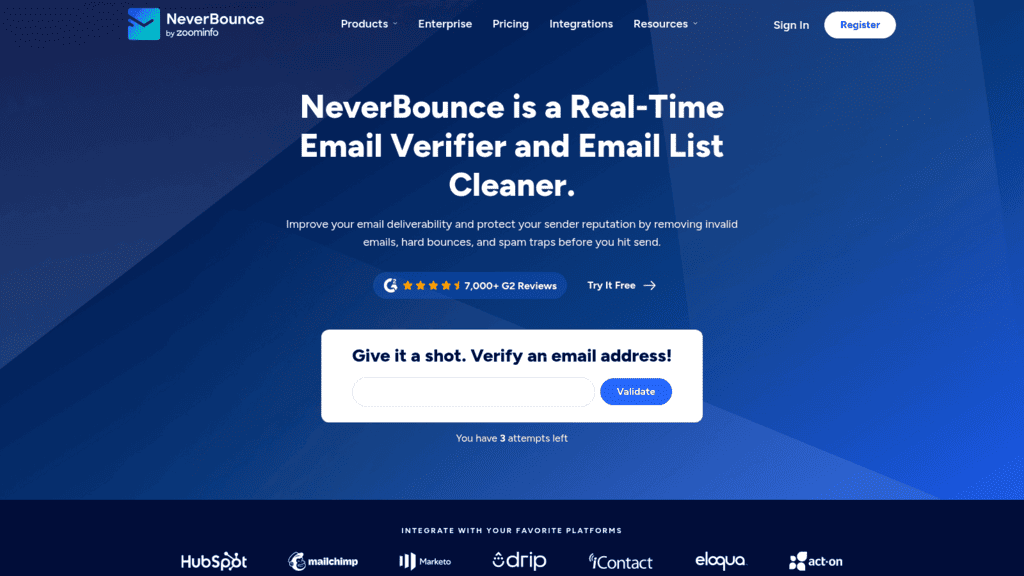 NeverBounce as one of the best email verification apis