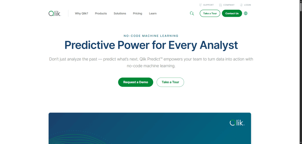 one of the best ai tools for market research is Qlik Predict