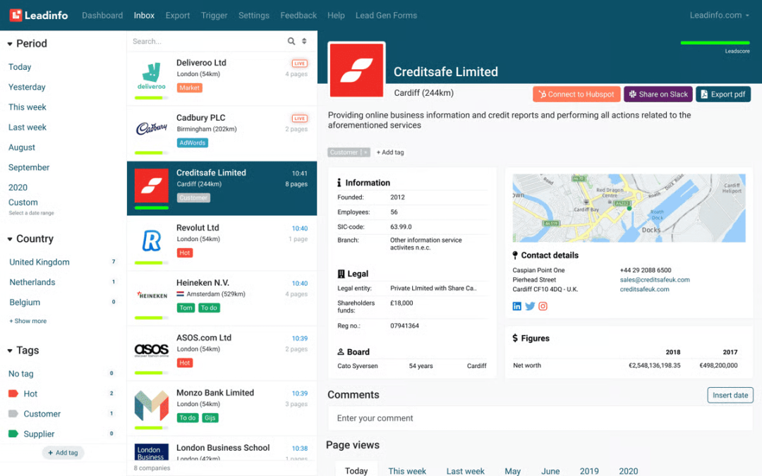 Best 12 Leadfeeder Alternatives for Sales Teams in 2026
