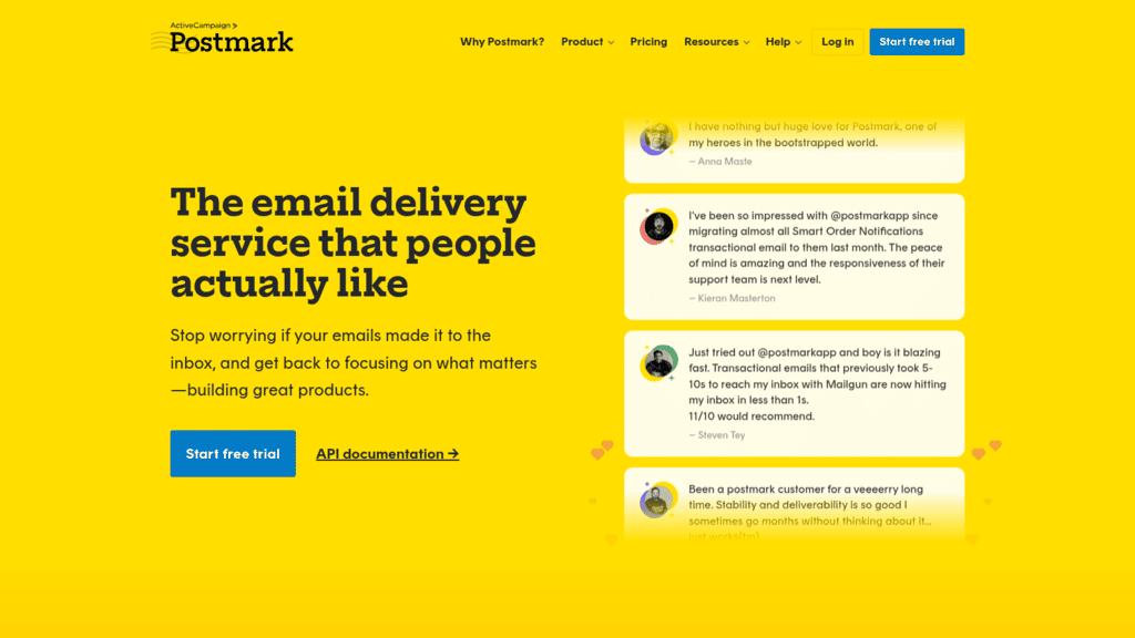 Postmark as one of the best email apis