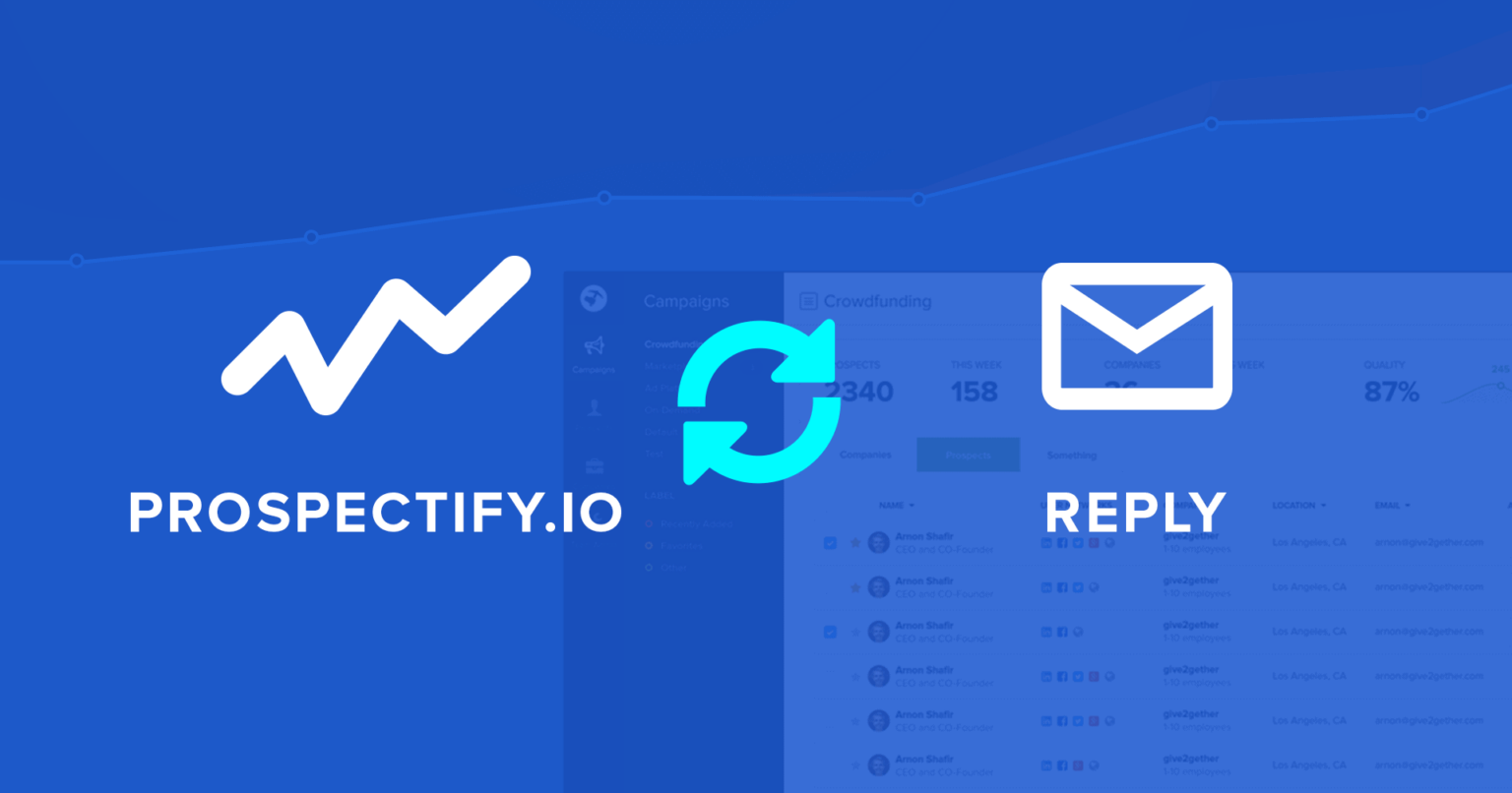 Reply + Prospectify.io = New Integration Launch!