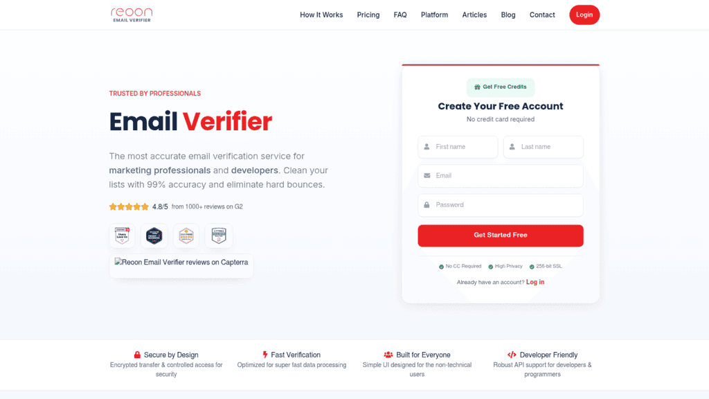 Reoon as one of the best email verification apis