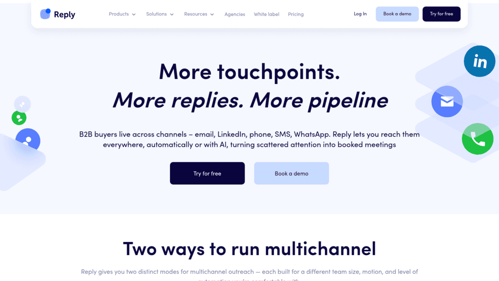 Reply.io as one of the best digital engagement software