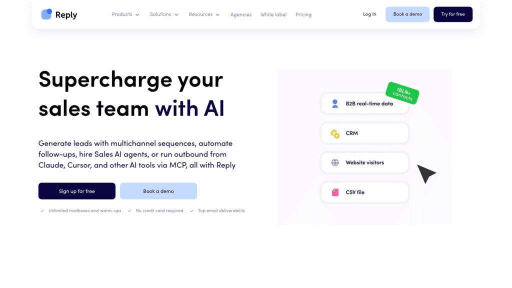 Reply.io as one of the best sales execution software