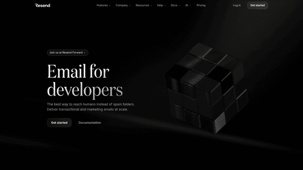 Resend as one of the best email apis