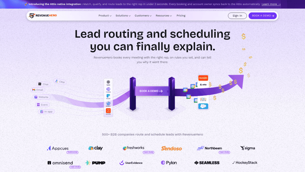 RevenueHero as one of the best lead routing tools