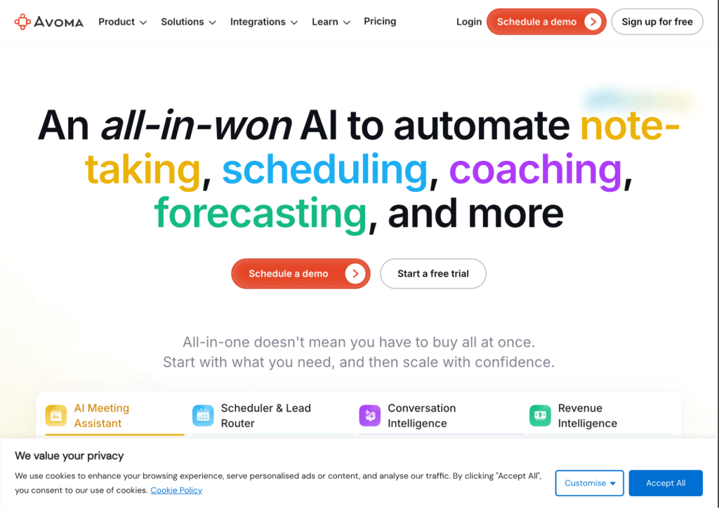 sales role-play ai by Avoma
