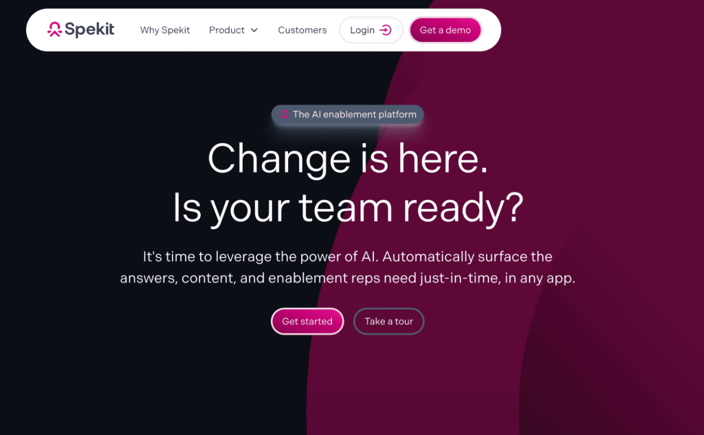 sales role-play ai by Spekit