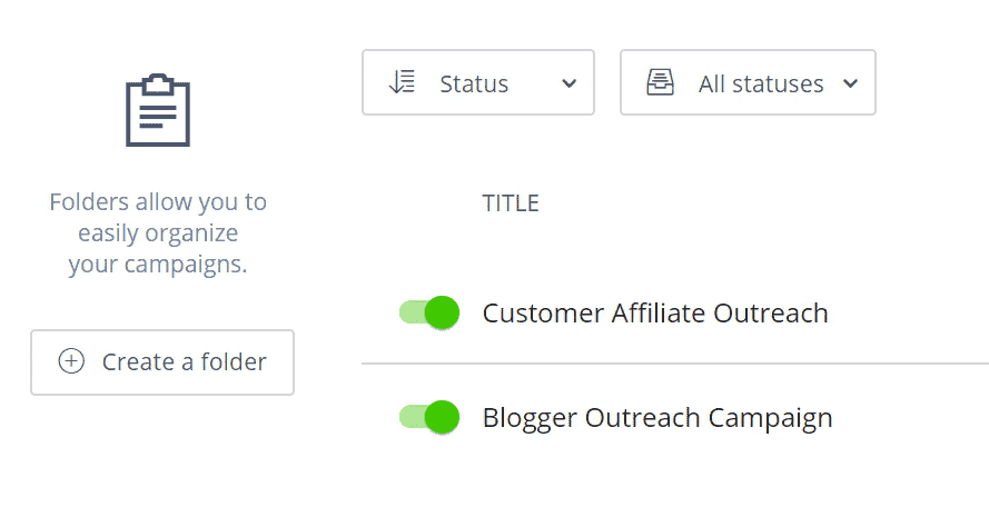 Setup Reply Campaign for Customer or Blogger Affiliate Outreach