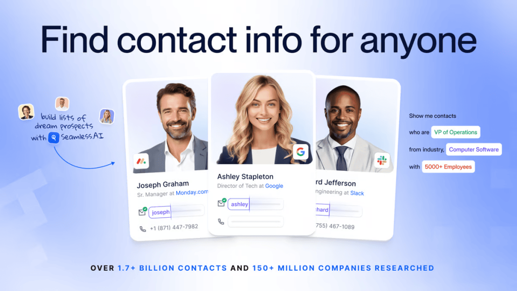 seamless ai login and website