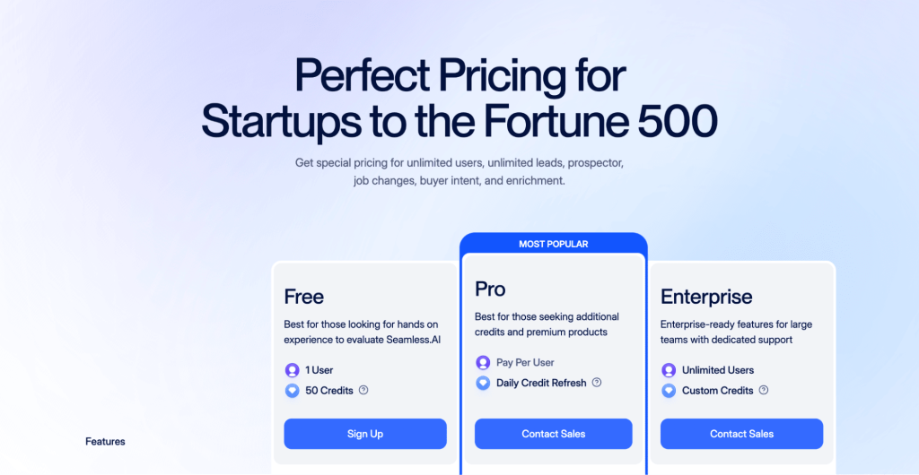 seamless ai pricing