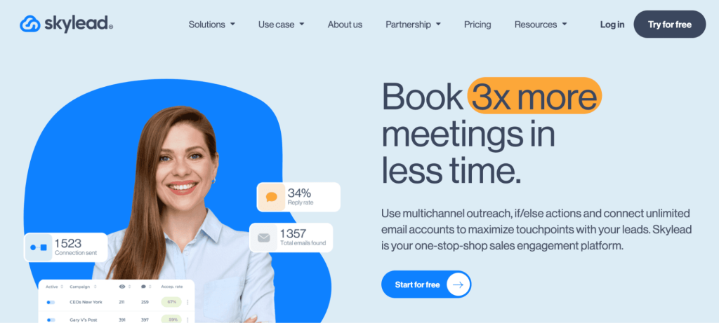 skylead as one of the smartlead alternatives