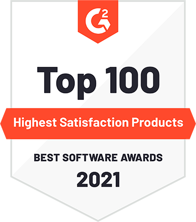 Top 50 products for sales g2 badge