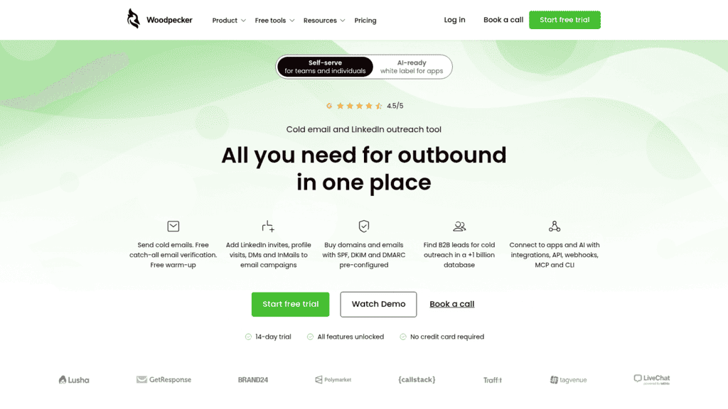 Woodpecker as one of the best digital engagement software
